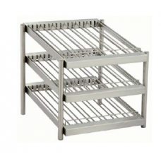 Service Shelf / Double with Front Glass